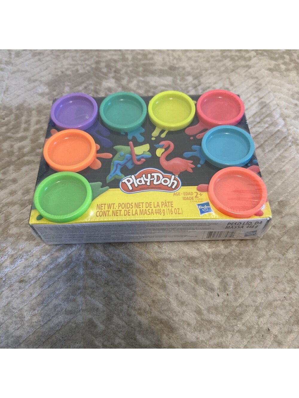 Play-Doh 8-Pack Neon Non-Toxic Modeling Compound with 8 Colors- New
